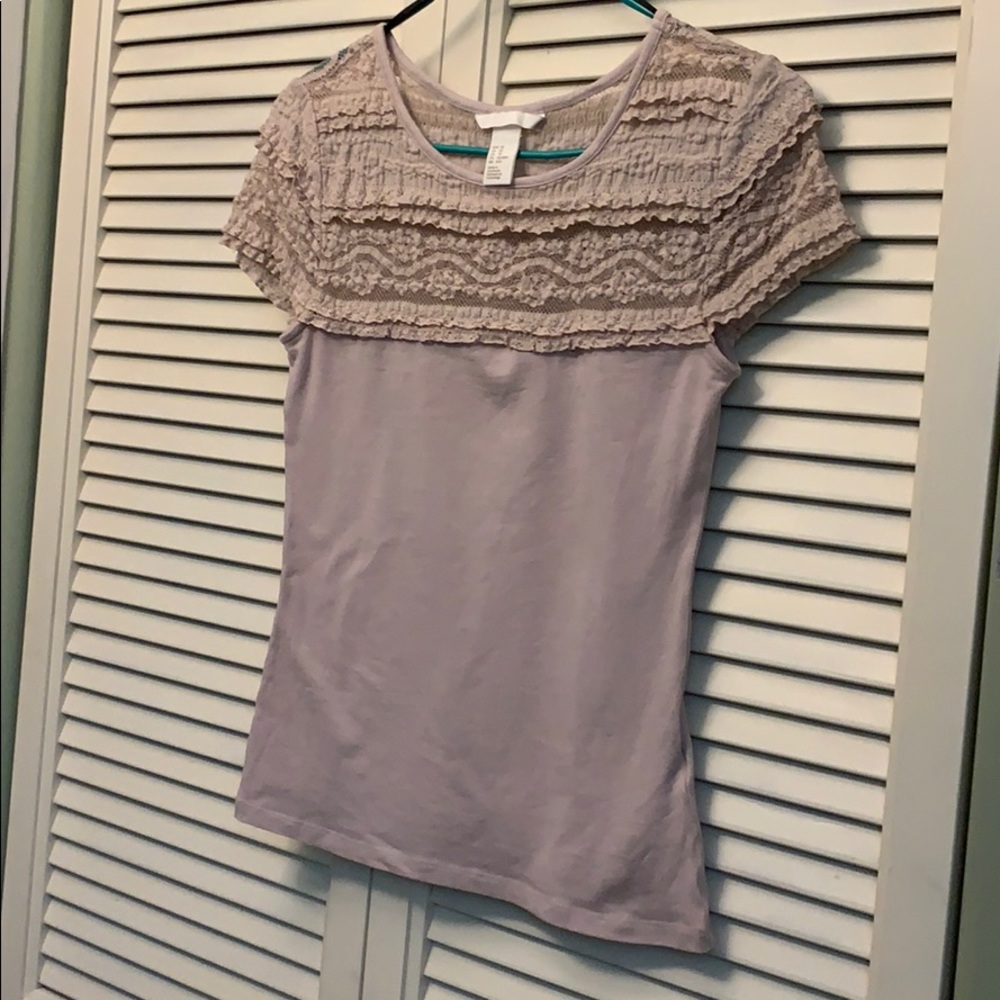 H&M lace t-shirt